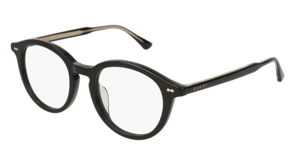 Kính Gucci Black Oval Eyeglasses GG0192OA 001 - Ảnh 2