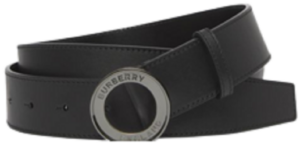 Thắt Lưng Burberry Engraved Buckle Leather Belt 'Black' P80493801