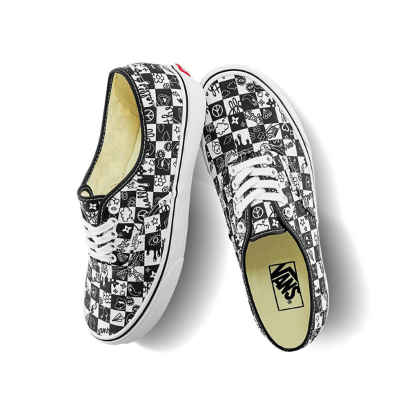 Giày Vans Doodle Checkerboard Authentic VN0A5KS96U6 - Ảnh 4