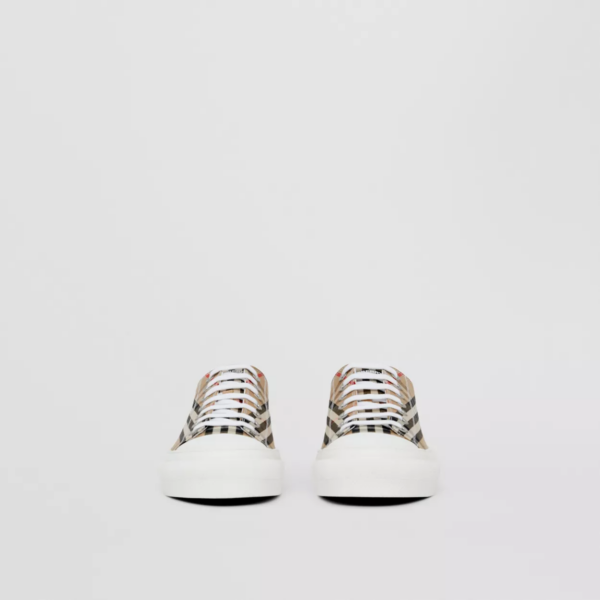 Giày Burberry Vintage Check Cotton 'Archive Beige' 80497451 - Ảnh 3