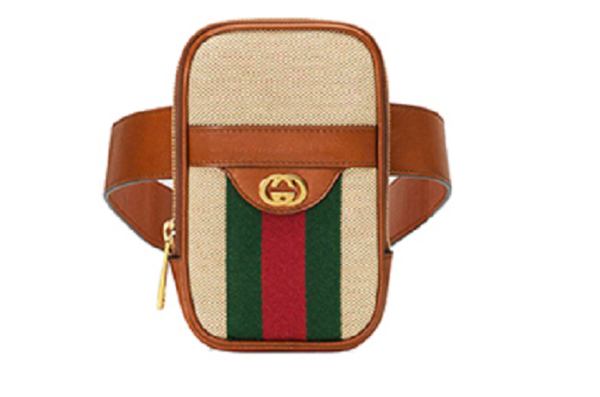 Túi Gucci Vintage Canvas Belted Iphone Case Beige 581519 98BFG 9686