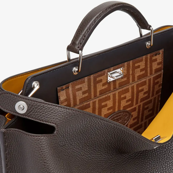 Túi Fendi Peekaboo Essential Brown Leather Bag 'Brown' 7VA476-A91A-F1CJ2 - Ảnh 6