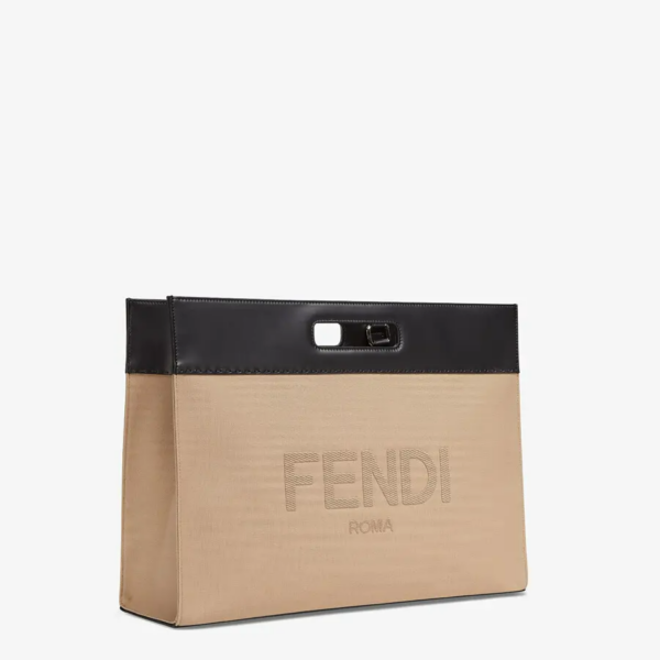 Túi Fendi Shopping Bag Canvas Shopper 'Beige' 7VA480ABVVF1DZQ - Ảnh 2