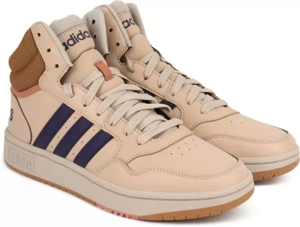 Giày Adidas Hoops 3.0 Mid Shoes 'Beige' GX9608 - Ảnh 2