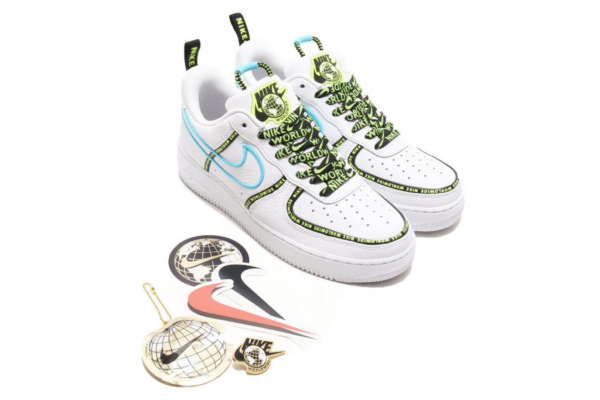 Giày Nike Air Force 1 07 Premium Worldwide Pack Blue Fury CK7213-100 - Ảnh 6