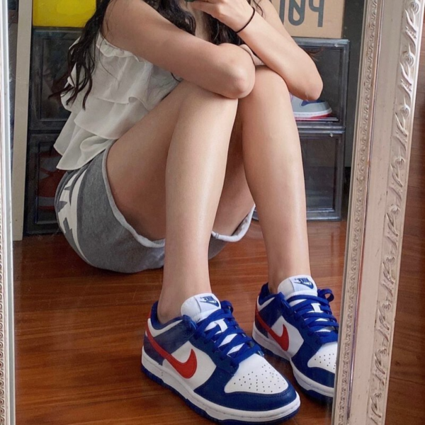 Giày Nike Dunk Low White and University Red 'Multicolor' DD1503-119 - Ảnh 3