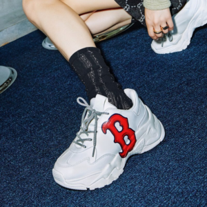 Giay MLB Big Ball Chunky Boston Redsox 'White Red' 3ASHCS12N-43RDS