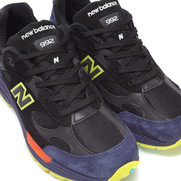 Giày New Balance 992 Made In USA 'Black Purple' M992LT - Ảnh 3
