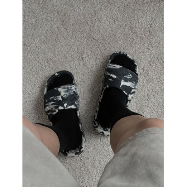 Dép Adidas Adilette 22 'Carbon Aluminum' GX6947 - Ảnh 6