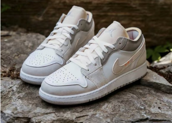 Giày Nike Air Jordan 1 Low SE GS Craft ‘Inside Out’ DQ3727-100 - Ảnh 8