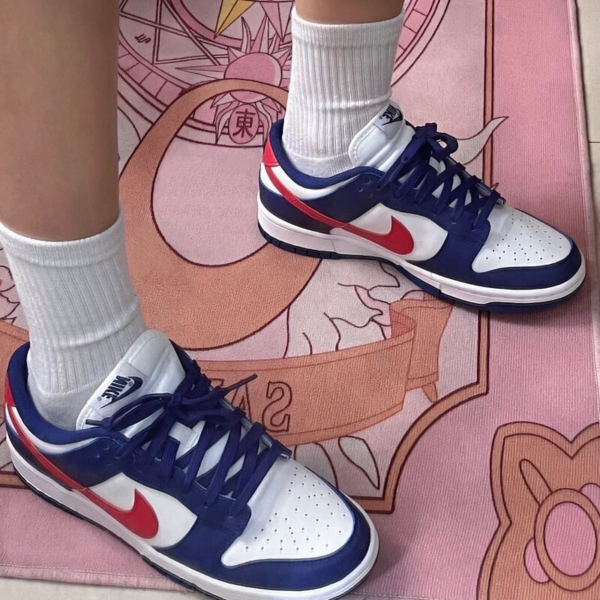 Giày Nike Dunk Low White and University Red 'Multicolor' DD1503-119 - Ảnh 2