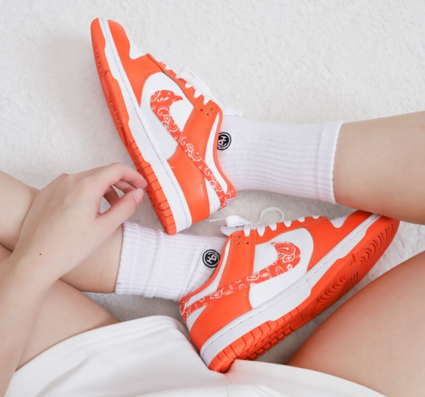 Giày Nike Dunk Low Essential 'Paisley Pack Orange' DH4401-103 - Ảnh 2