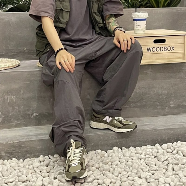 Giày New Balance 2002R 'Olive' M2002RHN - Ảnh 7