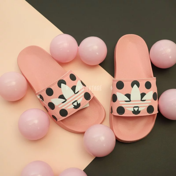 Dép Adidas Wmns Adilette Lite Slides 'Trefoil Logo Polka Dot Pink' FU9149 - Ảnh 4