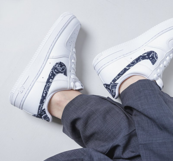 Giày Nike Wmns Air Force 1 '07 Essentials 'Black Paisley' DH4406-101 - Ảnh 4