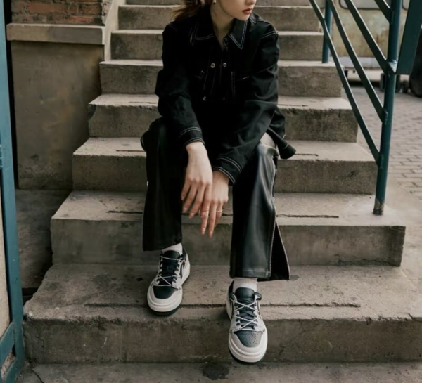 Giày Nike Air Jordan 1 LV8D Elevated SE 'Anthracite Light Bone' DV1494-001 - Ảnh 5