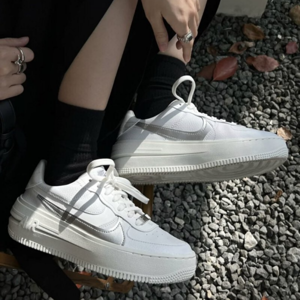 Giày Nike Air Force 1 PLTAFORM 'Summit White' DJ9946-101 - Ảnh 3