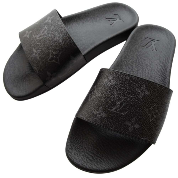 Dép Louis Vuitton Waterfront Mules 'Black' 1A3PRQ - Ảnh 5