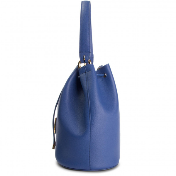 Túi Furla Corona S Drawstring 'Blue' 1021605 - Ảnh 4