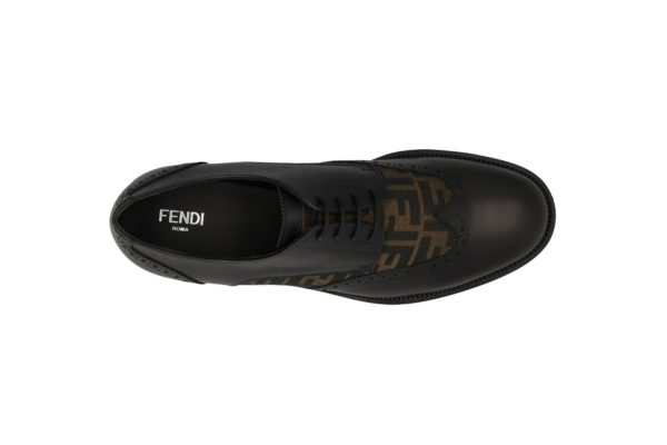 Giày Fendi Lace Ups 'Black' 7L1563AHGYF0PMM - Ảnh 5
