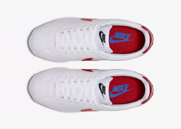 Giày Nike Classic Cortez Leather 'White Red' 807471-103 - Ảnh 11