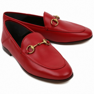 Alternative view of Giày Gucci Leather Horsebit Loafer Red 414998 DLC00 6433