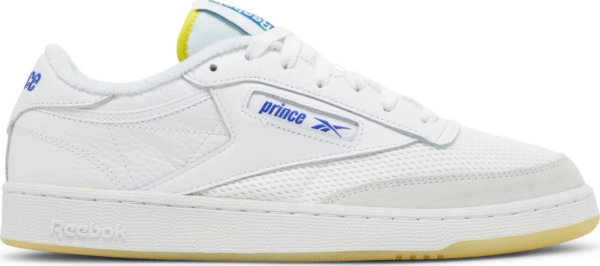 Giay Reebok Club C 85 x Prince 'White Bright Cobalt' GY8052