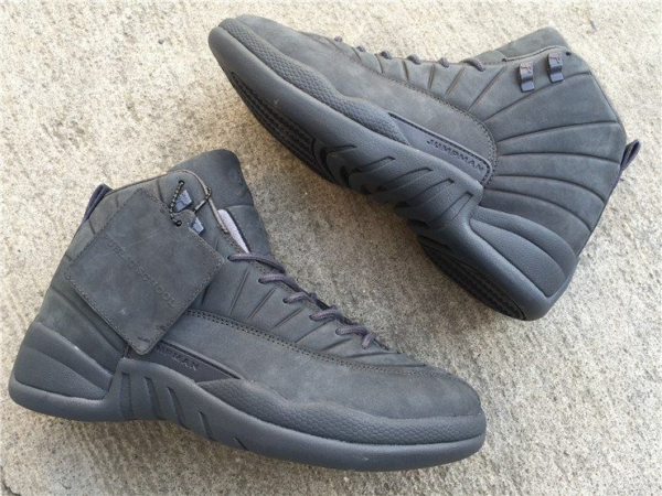 Giày Nike PSNY x Air Jordan 12 Retro 'Dark Grey' 130690-003 - Ảnh 6