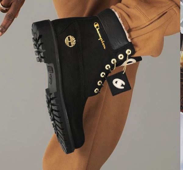 Giày Timberland Champion x 6 Inch Premium WP Warm Lined 'Black' TB0A1UD3-001 - Ảnh 3