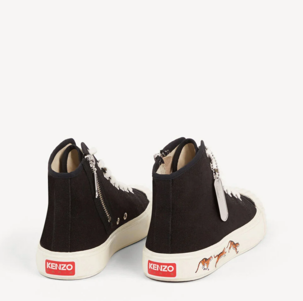 Giày Kenzo Kenzoschool High-top 'Black' FC62SN020F50 - Ảnh 3