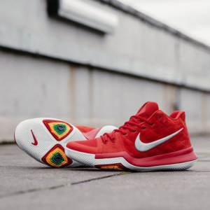Alternative view of Giày Nike Kyrie 3 GS 'University Red' 859466-601