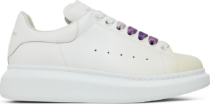 Giày Alexander McQueen Wmns Oversized Sneaker 'White Violet' 650791 WHZ4N 9104
