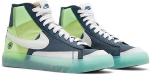 Alternative view of Giày Nike Blazer Mid '77 GS 'Move To Zero Armory Navy' DO2699-400
