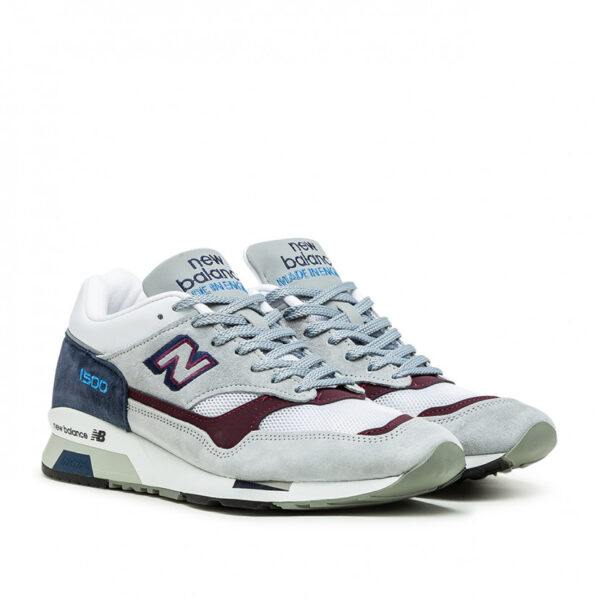 Giày New Balance M1500 'Grey Navy Burgundy' M1500NBR - Ảnh 3