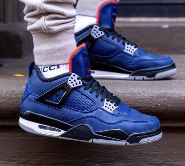 Giày Nike Air Jordan 4 Retro Winterized Loyal Blue CQ9745-401 - Ảnh 3