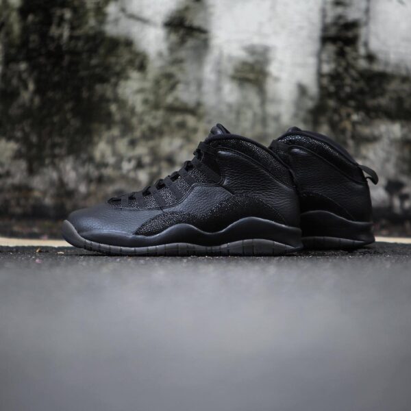 Giày Nike OVO x Air Jordan 10 Retro 'Black' 819955-030 - Ảnh 4