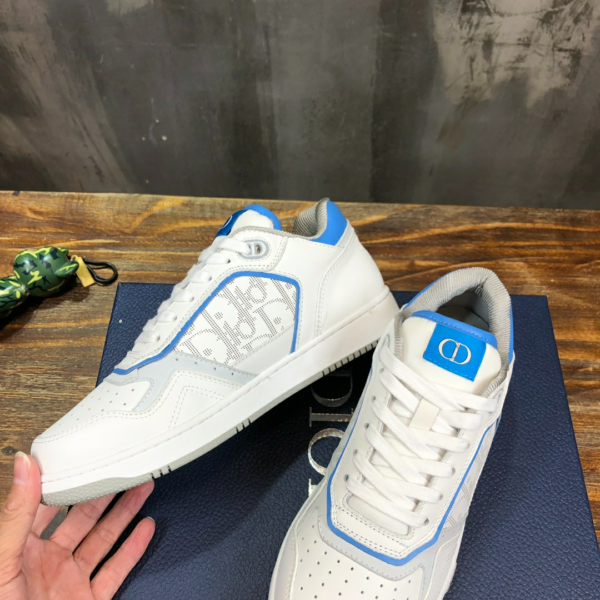 Giày Dior B27 Low Top Sneaker 'Blue White' 3SN272ZIJ-H165 - Ảnh 5