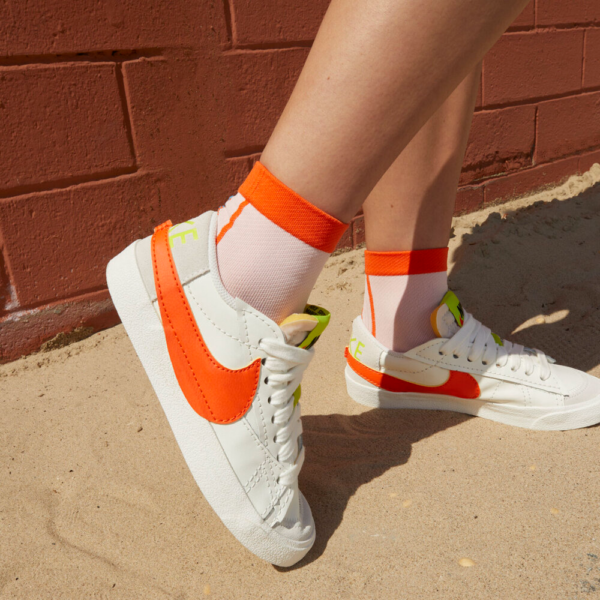 Giày Nike Blazer Low 77 Jumbo 'Sail Orange' DQ1470-103 - Ảnh 2