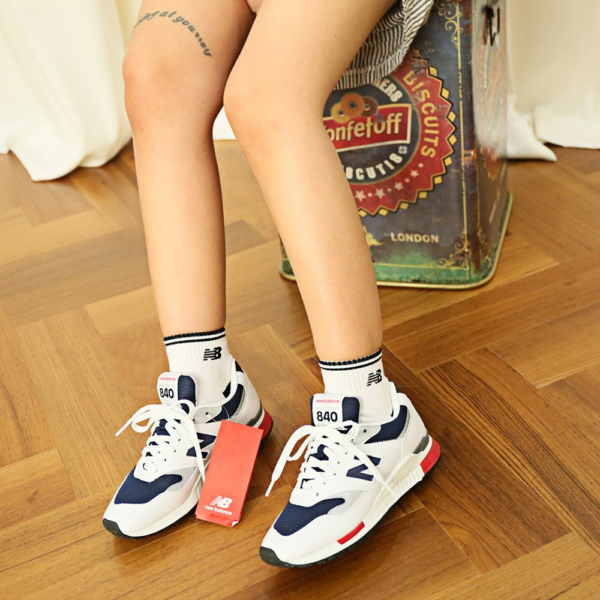 Giày New Balance 840 White Navy  ML840CF - Ảnh 4