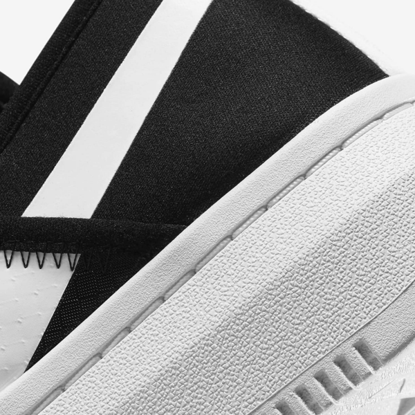 Giày Nike Wmns Court Vision Alta TXT 'Black White' CW6536-001 - Ảnh 12