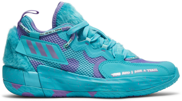 Giày Adidas Monsters Inc. x Dame 7 EXTPLY Big Kid 'Sulley' S42807