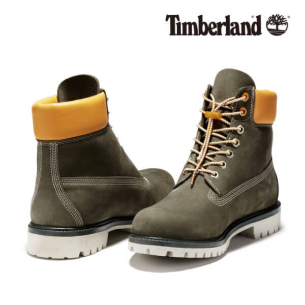 Giày Timberland Men's 6-inch Premium Boots Dark Khaki A2BB6 - Ảnh 5