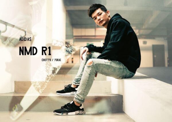 Giày Adidas NMD R1 'Black Graffiti' EH0779 - Ảnh 6