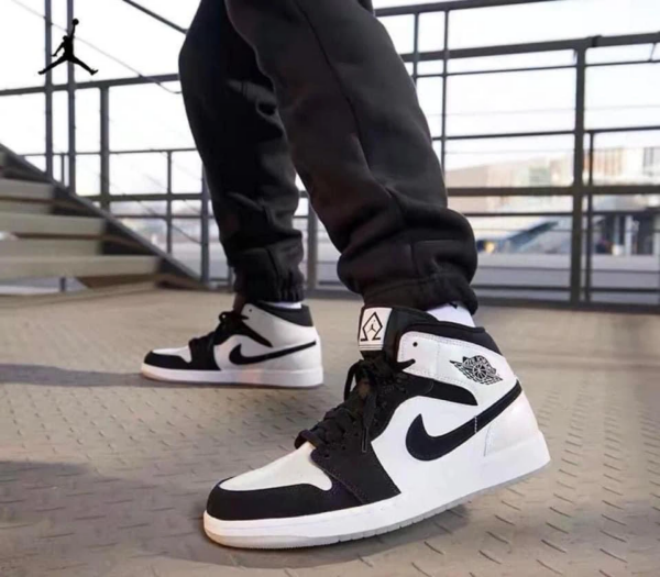 Giày Nike Air Jordan 1 Mid 'Diamond Shorts' DH6933-100 - Ảnh 8