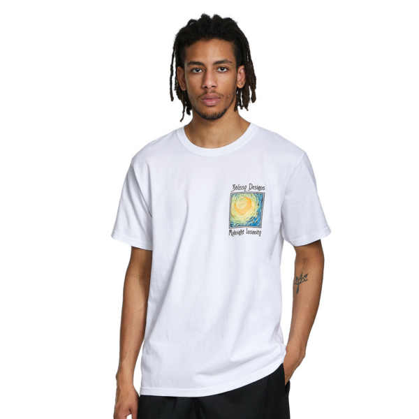 Áo Stussy Midnight Insanity Tee 'White' - Ảnh 3