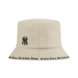 Mũ MLB Gothic Stadium Bucket Hat New York Yankees White 32CPHG011-50B