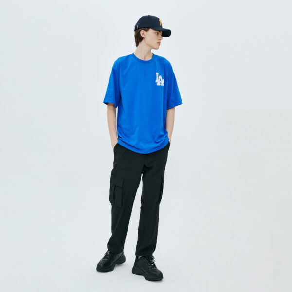 Áo MLB LA Tee Like Blue 31TS15031-07U - Ảnh 4