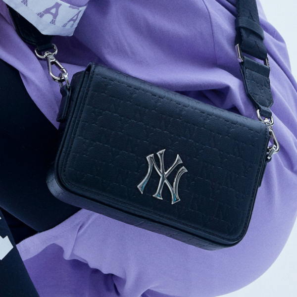 Túi MLB MONOGRAM Hoody Bag NEW YORK YANKEES 32BGPB111-50L - Ảnh 4