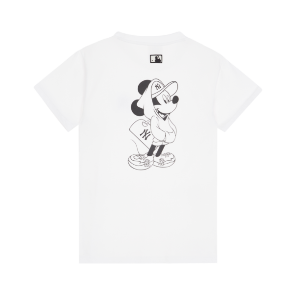 Áo MLB X Disney Short Sleeve T Shirt New York Yankees 31TSK1031-50W - Ảnh 2