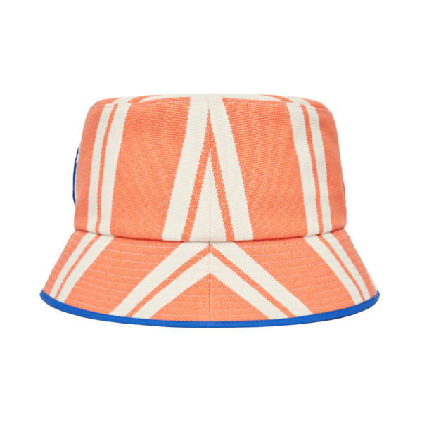 Mũ MLB Bucket Hat NY Yankees Orange Stripes 3AHT28223-50ORL - Ảnh 3